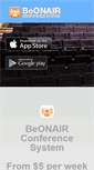 Mobile Screenshot of beonairapp.com