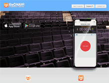 Tablet Screenshot of beonairapp.com